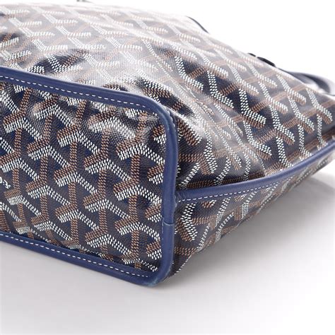 goyard goyardine reversible mini anjou navy|duke of anjou mini bag.